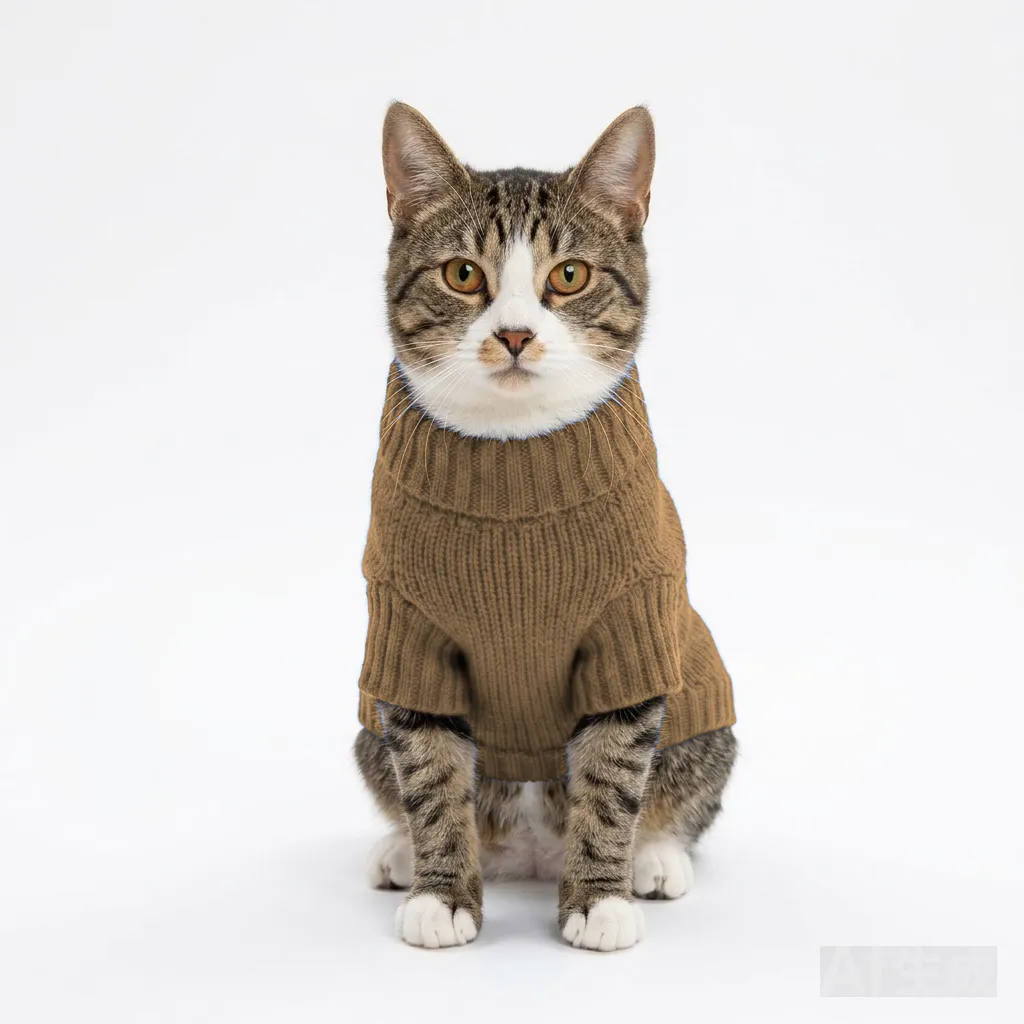 Camel Cat Post-Surgery Recovery Suit worn by a dog — fit reference