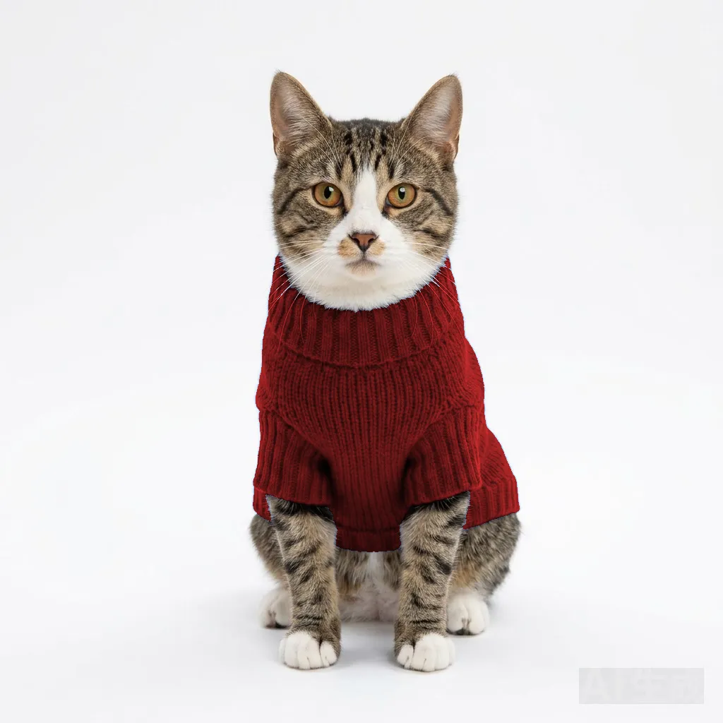 Red Cat Post-Surgery Recovery Suit worn by a dog — fit reference