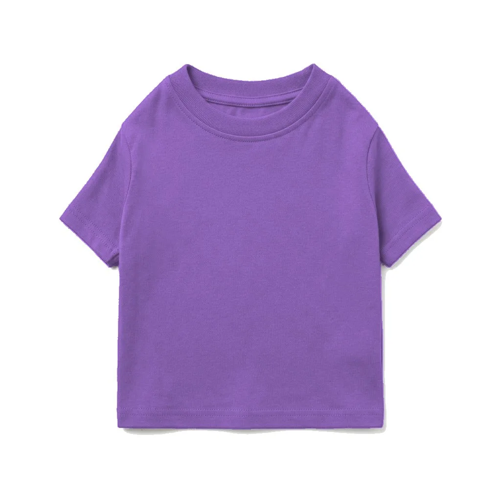 Lavender Dog Cotton T-Shirt flat lay — wholesale pet apparel, design render