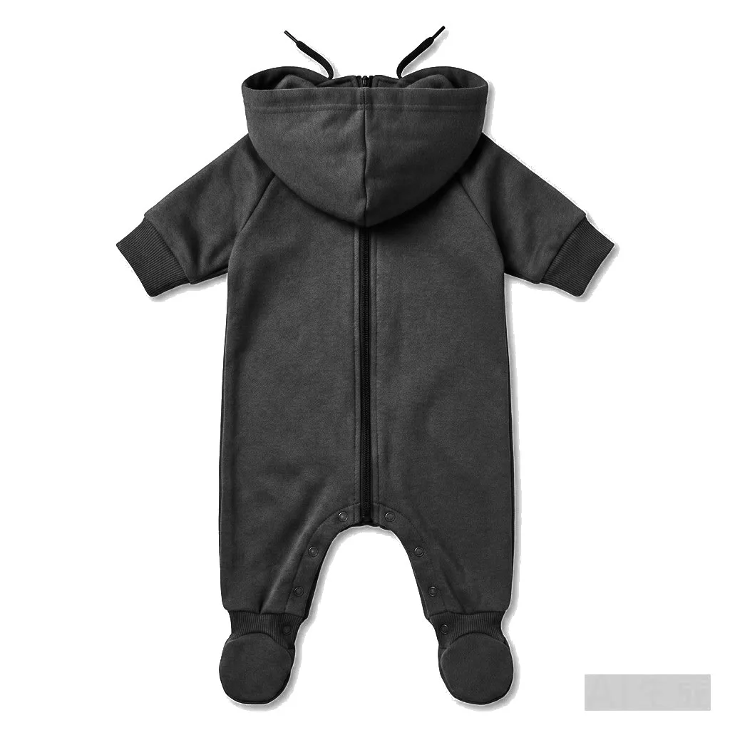 Black Dog One-Piece Pajamas flat lay — wholesale pet apparel, design render
