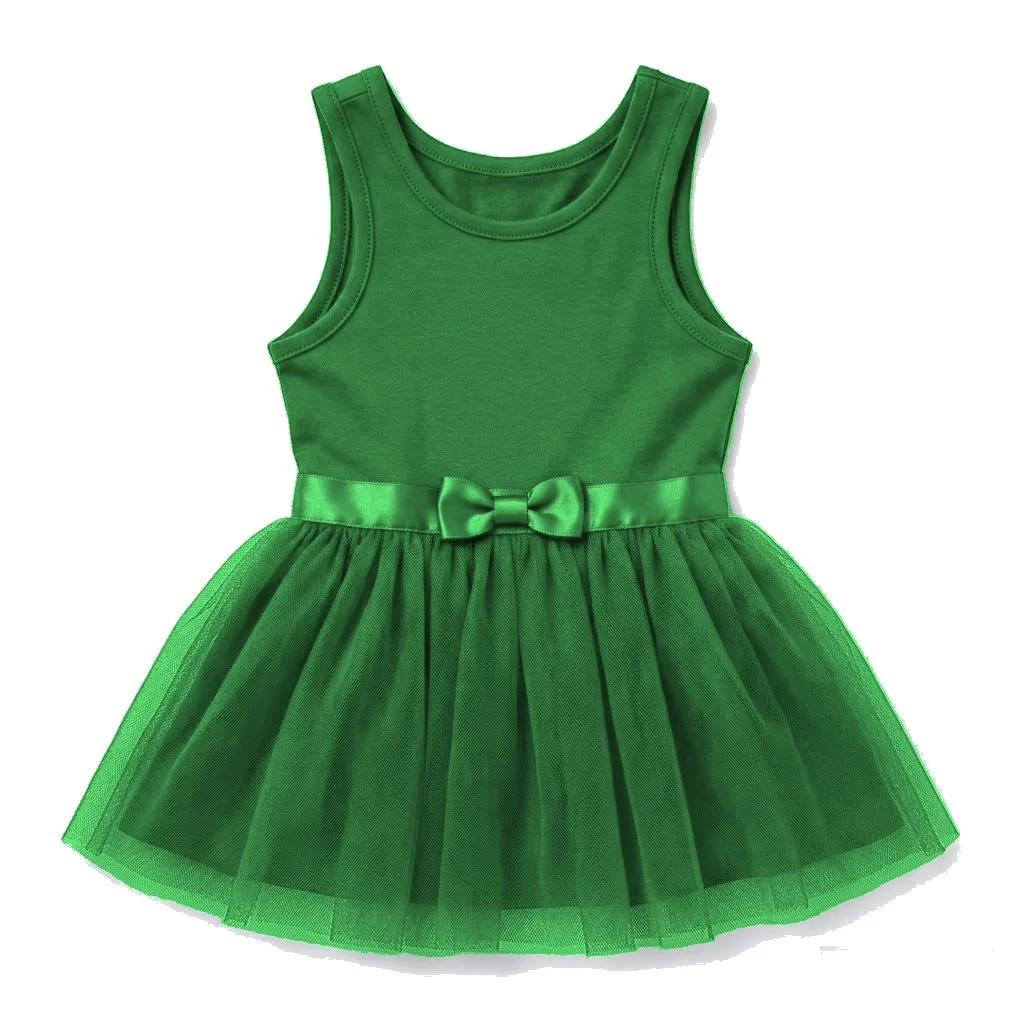 Forest Green Dog Tulle Party Dress flat lay — wholesale pet apparel, design render