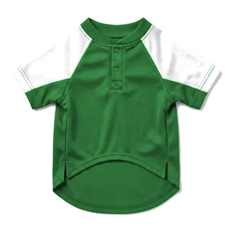 Forest Green Dog Baseball Jersey