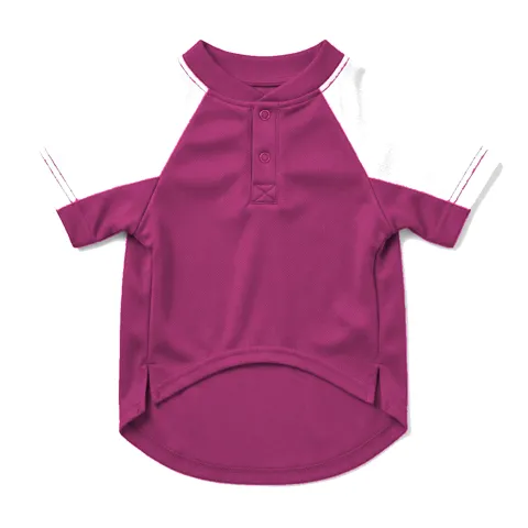 Hot Pink Dog Baseball Jersey