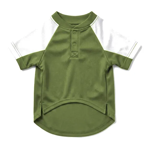 Olive Dog Baseball Jersey