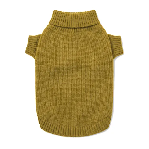 Mustard Cat Knit Sweater