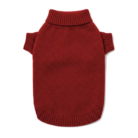Red Cat Knit Sweater