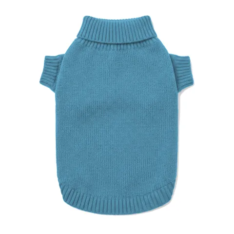 Sky Blue Cat Knit Sweater