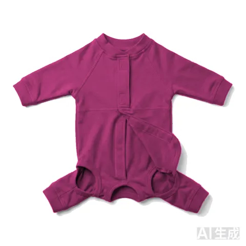 Hot Pink Cat Post-Surgery Recovery Suit