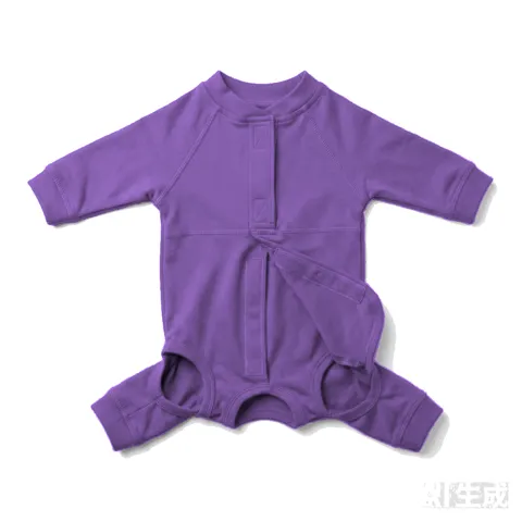 Lavender Cat Post-Surgery Recovery Suit
