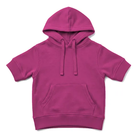 Hot Pink Dog Cotton Hoodie