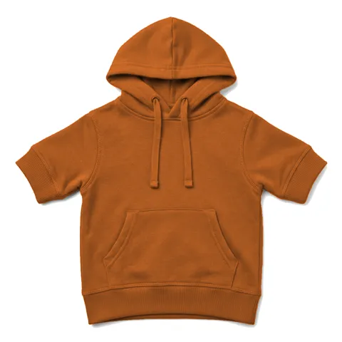 Orange Dog Cotton Hoodie