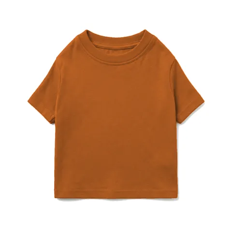 Orange Dog Cotton T-Shirt