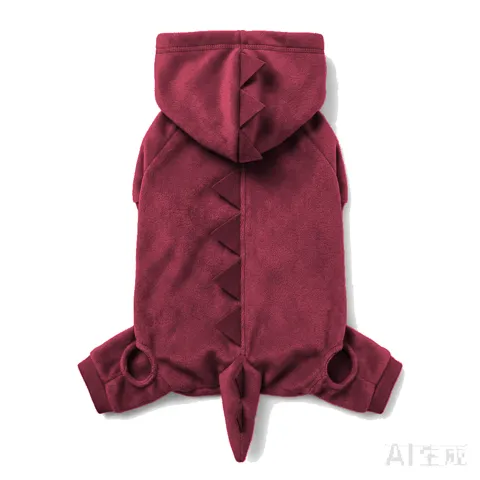 Burgundy Dog Dinosaur Costume