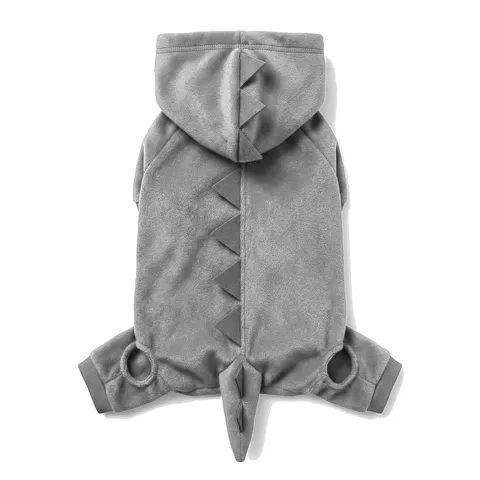 Charcoal Grey Dog Dinosaur Costume