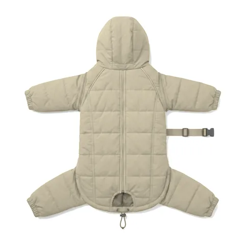 Cream Dog Four-Leg Winter Parka