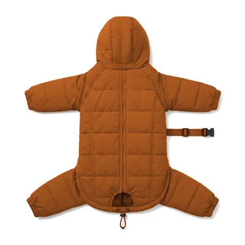 Orange Dog Four-Leg Winter Parka