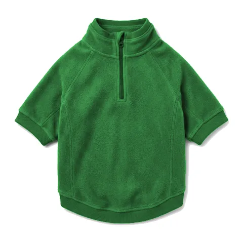 Forest Green Dog Half-Zip Fleece