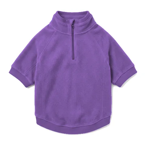 Lavender Dog Half-Zip Fleece
