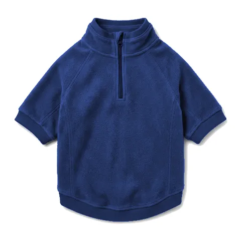 Navy Dog Half-Zip Fleece