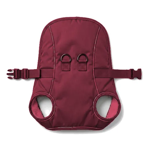 Burgundy Dog Step-In Harness Vest