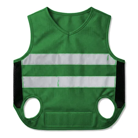 Forest Green Dog High-Vis Reflective Vest