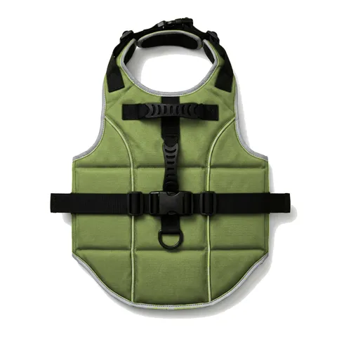 Olive Dog Life Jacket Vest