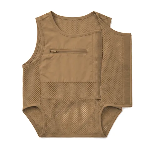 Camel Dog Mesh Cooling Vest