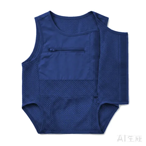 Navy Dog Mesh Cooling Vest