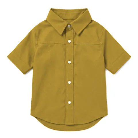 Mustard Dog Oxford Button-Up Shirt