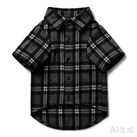 Black Dog Plaid Flannel Shirt wholesale