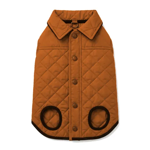 Orange Dog Quilted Barn Coat