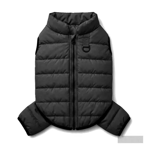 Black Dog Quilted Puffer Jacket wholesale