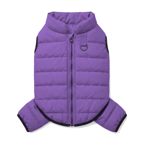 Lavender Dog Quilted Puffer Jacket