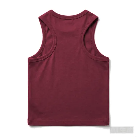 Burgundy Dog Racerback Tank Top
