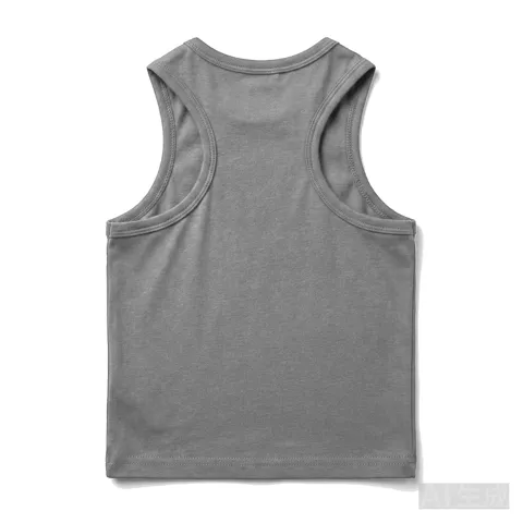 Charcoal Grey Dog Racerback Tank Top