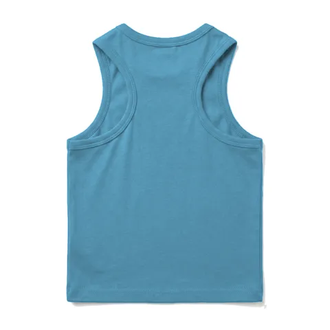 Sky Blue Dog Racerback Tank Top