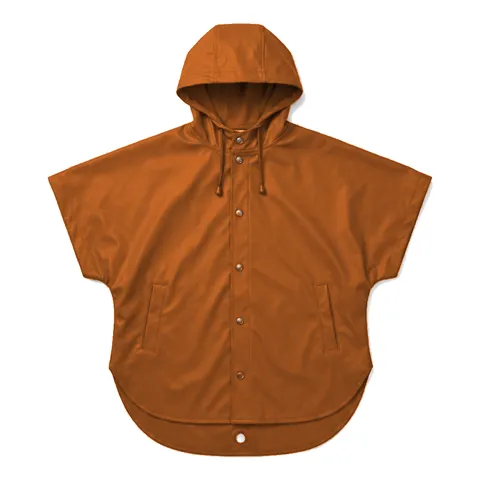 Orange Dog Rain Poncho