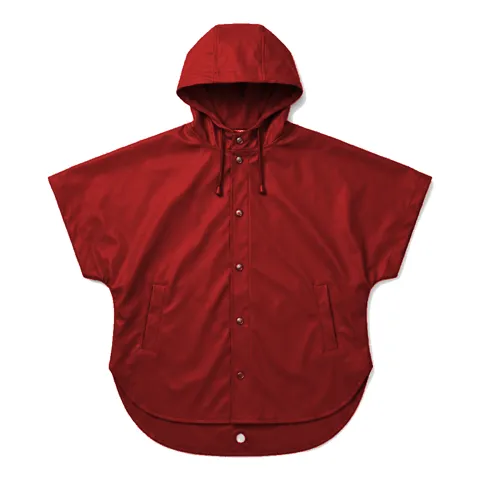 Red Dog Rain Poncho
