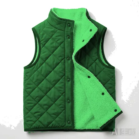 Forest Green Dog Reversible Sherpa Vest