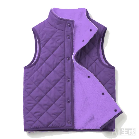 Lavender Dog Reversible Sherpa Vest