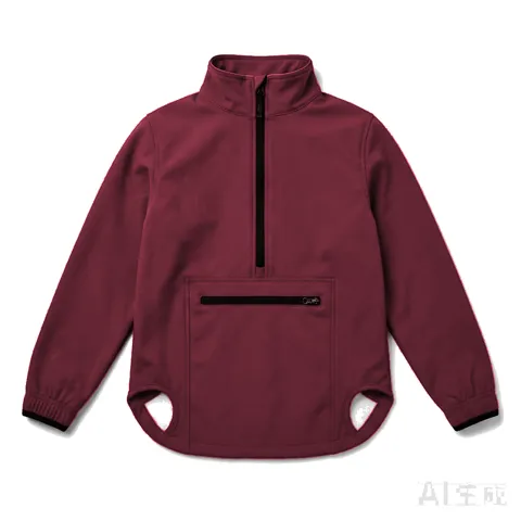 Burgundy Dog Softshell Windbreaker
