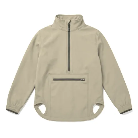 Cream Dog Softshell Windbreaker