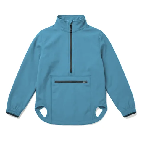 Sky Blue Dog Softshell Windbreaker