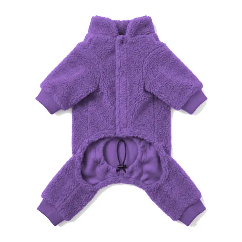 Lavender Dog Teddy Fleece Four-Leg Coat