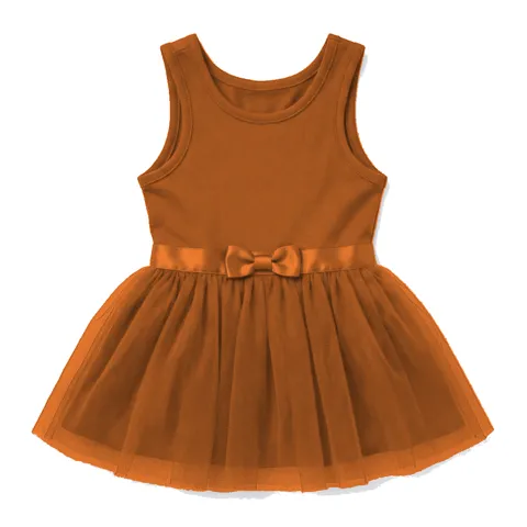 Orange Dog Tulle Party Dress